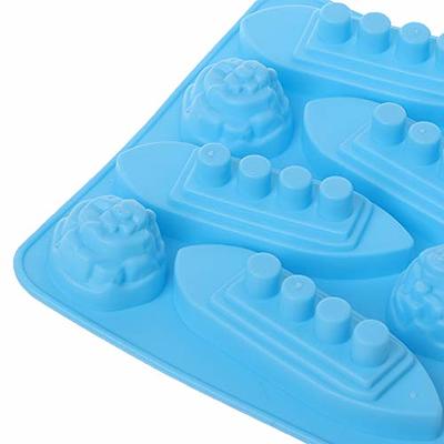 Adult Prank Ice Cube Mold,Novelty Silicone Ice Cube Tray Set,for Ice  Chilling Whiskey,Cocktails,Make Ice Blocks and Funny Ice Coffee Cubes  (Blue,4Pcs)