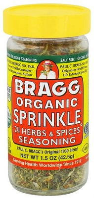 Bragg Sprinkle Herbs and Spices Seasoning, 1.5oz, 2 Pack