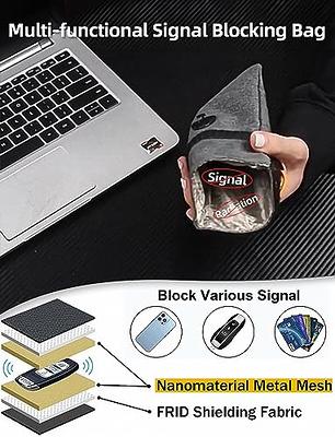 Cell Phone Gps Rfid Shielding Pouch Cell Phone Signal Blocking