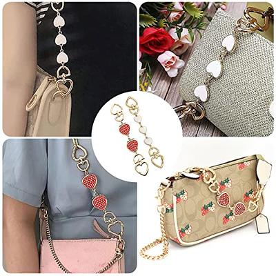 2 Pack Purse Strap Extender Bag Extender Purse Chain Strap for