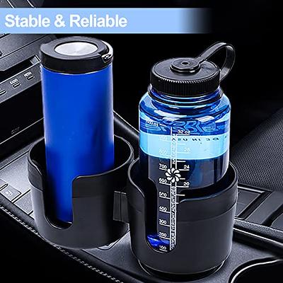 Upgraded Car Cup Holder Expander with Offset Base, Compatible with