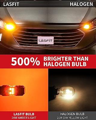 LASFIT T3 1157 LED Bulb Amber Built In Resistor Turn Signal Bulb CANBUS  Error Free New 500% Bright Blinker 2057 2357 7528 BAY15D P21/5W Front Rear  DRL Parking Light Anti Hyper Flash(2pcs) - Yahoo Shopping