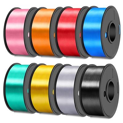 JAYO Silk PLA Filament Bundle 1.75mm, Silk 3D Printer Filament Bundle  Multicolor, Individually Vacuum Packed, 8 Pack, Shiny Silk 2KG in Total,  Light Gold+Silver+Black+Blue+Red+Green+Orange+Pink - Yahoo Shopping