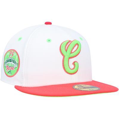 New Era Men's New Era Pink/Green Chicago Cubs Cooperstown Collection  Passion Forest 59FIFTY Fitted Hat