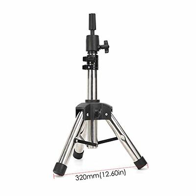 Buy Wig stand Tripod & Canvas Head, Mini Adjustable Table