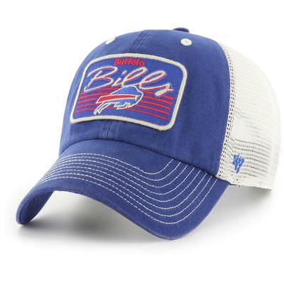 47 Men's Cream/Royal Buffalo Bills Sidestep Clean Up Adjustable Hat