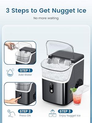  COWSAR Nugget Ice Maker, Countertop Ice Maker