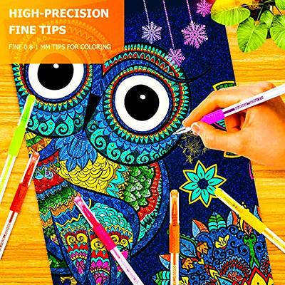 Soucolor Glitter Gel Pens for Adult Coloring Books, 120 Pack-60 Glitter  Pens, 60 Refills and Travel Case, 40% More Ink Markers Set for Drawing  Doodling Journaling Craft Art Supplies - Yahoo Shopping