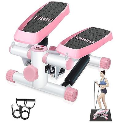 Sunny Health & Fitness Mini Stepper with Resistance Bands Black, Step  Machines -  Canada