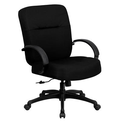 500 Lb. Cap. 24/7 Rated Armless Black Task Chair