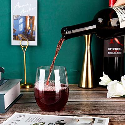 Shatterproof Stemless Red Wine Glass