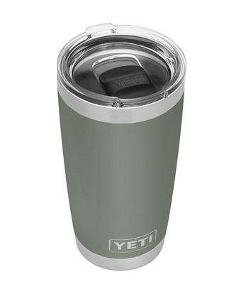 YETI Rambler 10 oz Stackable Mug, Vacuum Insulated, Stainless Steel with  MagSlider Lid, Camp Green