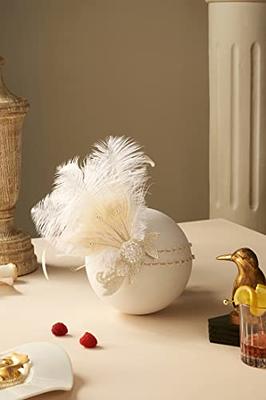 Roaring 20s  Great Gatsby-Inspired Feather Wedding Centerpiece