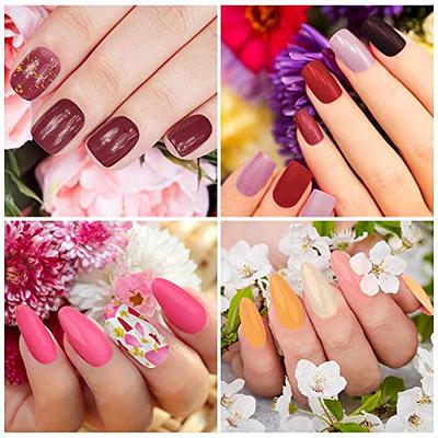 Nail Stickers Pink Style Full Wraps Polish Stickers Self-Ashesive