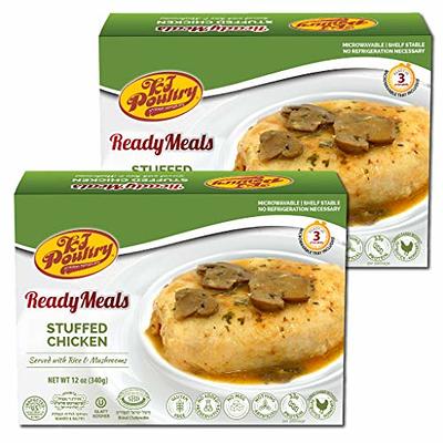 Kosher Stuffed Chicken Breast Rice, MRE Meat Meals Ready to Eat, Gluten  Free (3 Pack) Prepared Entree Fully Cooked, Shelf Stable Microwave Dinner 