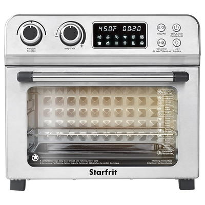 EP24760GR Costway 16-in-1 Air Fryer Oven 15.5 QT Toaster Oven Rotisserie  Dehydrator w/ Accessories Black