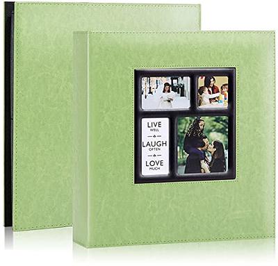  Lanpn Small Photo Album 4x6 2 Packs, Linen Hard Cover