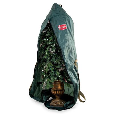 Hastings Home 59-in W x 24.5-in H Green Rolling Christmas Tree