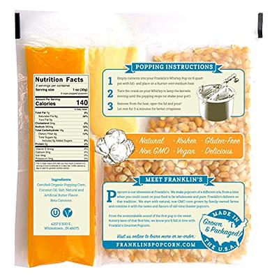 Popcorn Popper Kit - All In One Buttery Popcorn 8 oz