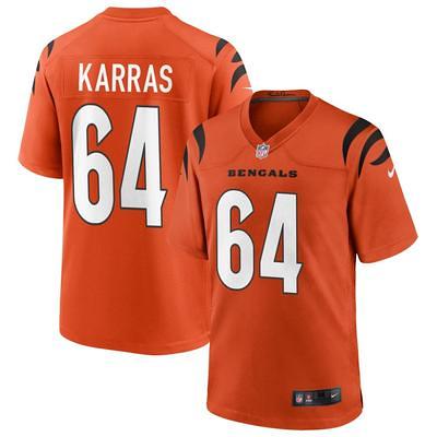 Cincinnati Bengals Nike Game Alternate Jersey - Orange - Custom - Mens