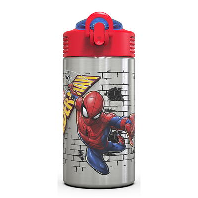 Marvel Comics Spider-Man 4-Liter Mini Fridge Thermoelectric Cooler, Holds 6 Cans | Small Refrigerator Drink Cooler for Soda, Beer, Skincare