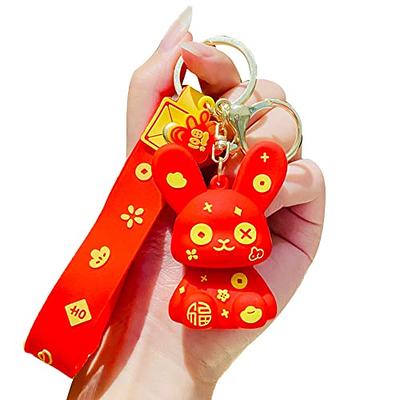 Tofficu 5pcs Lucky Cat Brass Bell Japanese Keychain Keyrings for Car Keys  Car Key Lanyard Key Chain Hanging