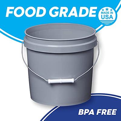 2 GALLON BUCKET FERMENTER Sustainable FDA Food Grade Plastic Pail