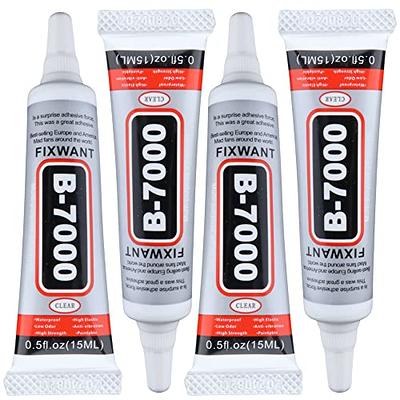 FIXWANT B-7000 Clear Glue for Rhinestones Crafts, Clothes Shoes