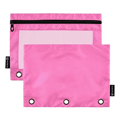 Pencil Pouch for 3 Ring Binder, Bulk 6 Pack Binder Pencil Pouch