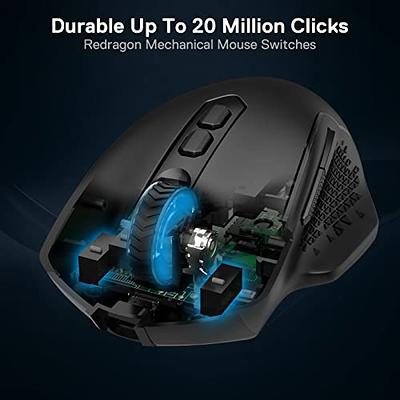 RGB Gaming Mouse Wired, 8 Programmable Buttons, Mechanical Switches, 5  Adjustable DPI, Ergonomic USB Computer Gaming Mouse with Fire Button 