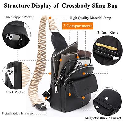 Men Backpack Fanny Pack Crossbody Sling Shoulder Bag Chest Travel Sport  Women