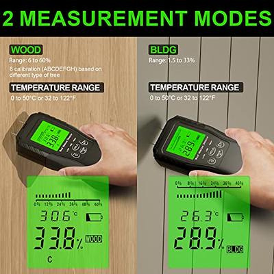 VOLCANOES CLUB Moisture Meter - Water Leak Detector - Wood