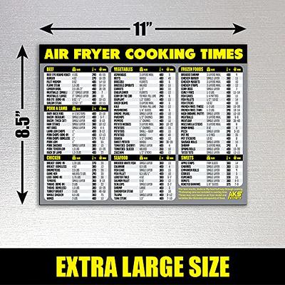 Instant Pot and Air Fryer Magnetic Cheat Sheet Bundle Set