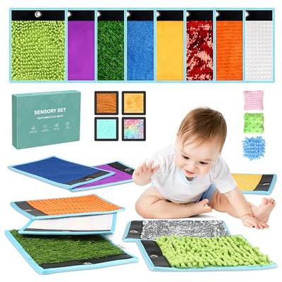 Sensory Mini Mats with Storage Bag Assorted Textured Play Mat