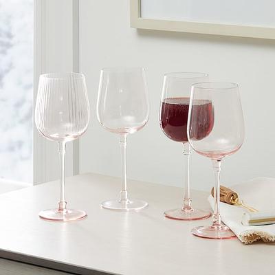 Black Swan Stemless Red Wine Glasses Set of 4