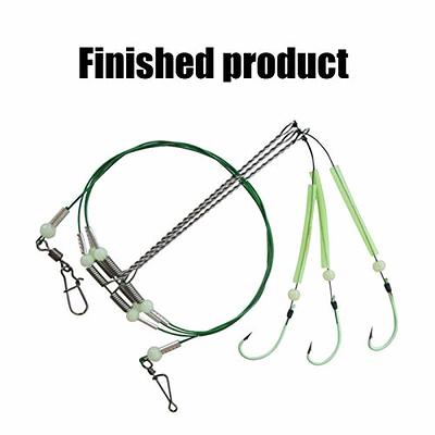 T-Shape 3 Way Fishing Swivel Cross line Steel Wire Leader Arm