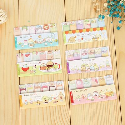 Cute Rainbow Coloured Mini Sticky Notes Page Markers Indexing Tabs IL