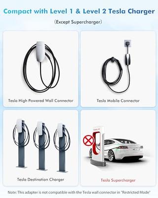 Tesla to J1772 Adapter, Safety Certified Tesla Charger Adapter Max