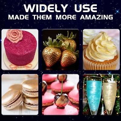 Edible Gold Glitter Food Coloring, Edible Food Paint Cakes