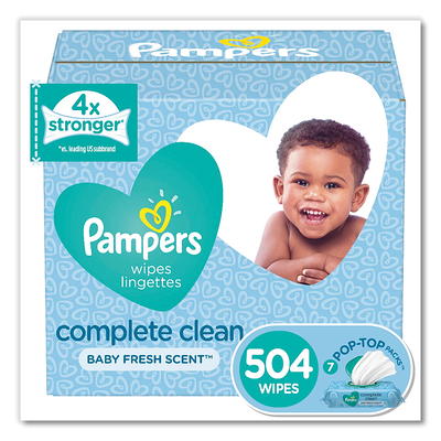 Pampers Baby Clean Fresh Scented Baby Wipes - 216ct : Target