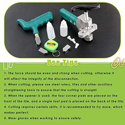 Diamond Glass Cutter Set Ceramic Tile Glass Breaking Pliers Professional  Household Ceramic Cutter For Glass Tile Cutting Tools