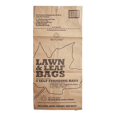 Paper Lawn/Leaf Bag - 30 Gallon, Printed