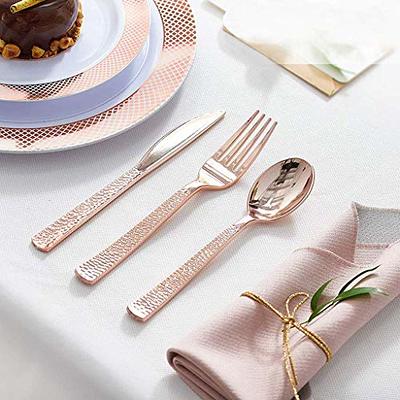 Trendables Forks White/Gold - 20 Ct.