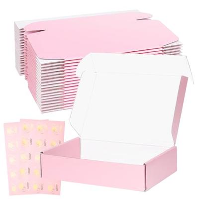 Small Pink Shipping Boxes for Small Business Pack of 25-4x4x2 inches  Cardboard Corrugated Mailer Boxes for Shipping Packaging Craft Gifts Giving