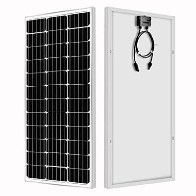 ECO-WORTHY 100W 200W Watt 12V Monocrystalline Solar Panel for Battery  Charger RV