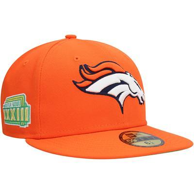 Denver Broncos New Era Harvest Super Bowl XXXII 59FIFTY Fitted Hat -  Brown/Royal