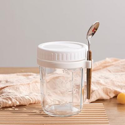 Famyards 6 Pack Overnight Oats Containers with Airtight Lids and