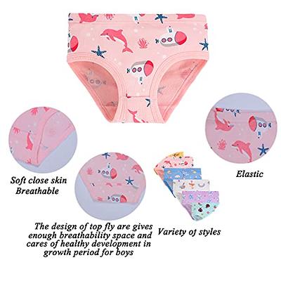Boboking baby Soft Cotton Underwear Little Girls'Briefs Toddler Undies  (Pack of 6) 9/10y Mixed Colour - Yahoo Shopping