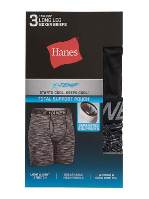Hanes Ultimate Comfort Flex Fit Total Support Pouch Men's Trunk Underwear,  Assorted, 4-Pack S