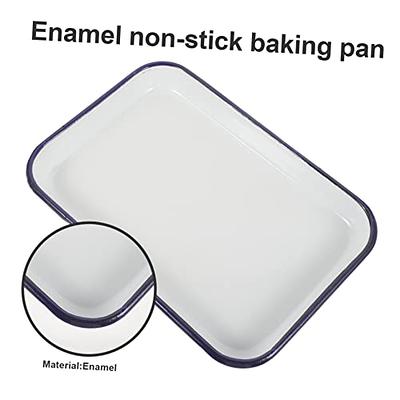 Mikinona Nonstick Baking Sheets Pizza Baking Pan Baking Sheets for Oven  Nonstick Ceramic Baking Tray Dish Lasagna Pan Wear-resistant Baking Tray  Pie Pans Baking Pan for Restaurant Enamel - Yahoo Shopping